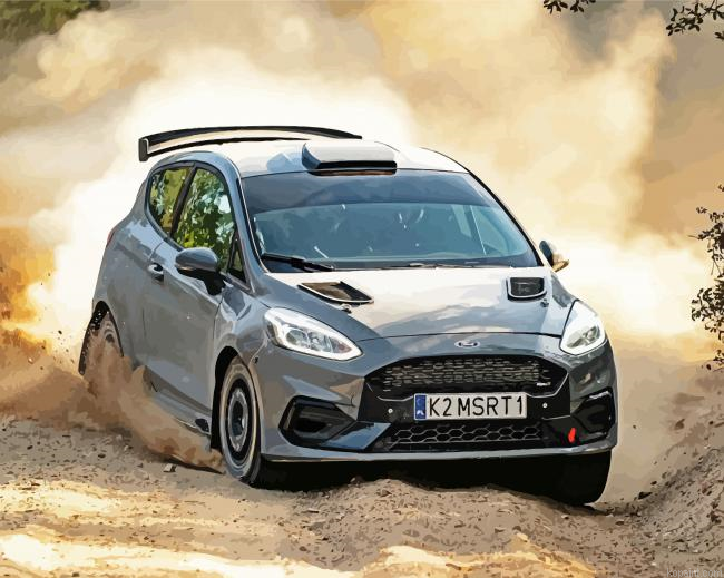 Sport Ford Fiesta Paint By Numbers