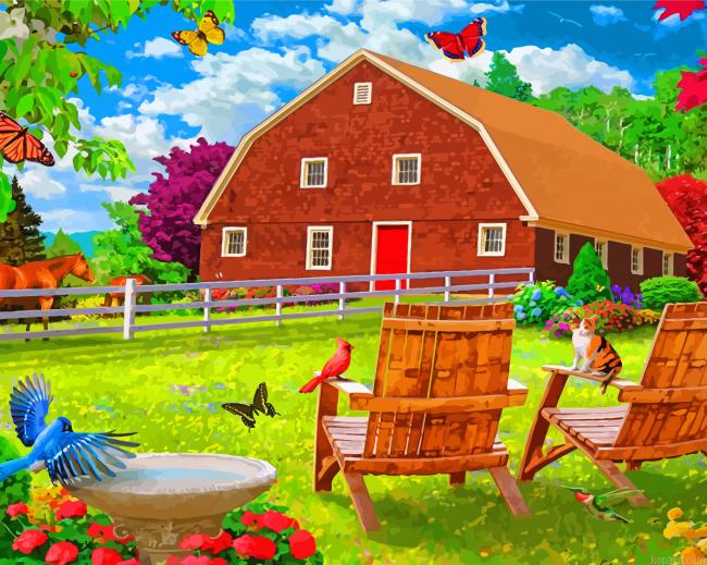 Spring Farm Painting By Numberss.png