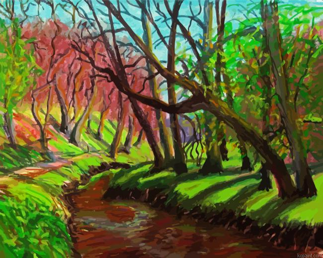 Spring Forest Creek Paint By Numbers.png
