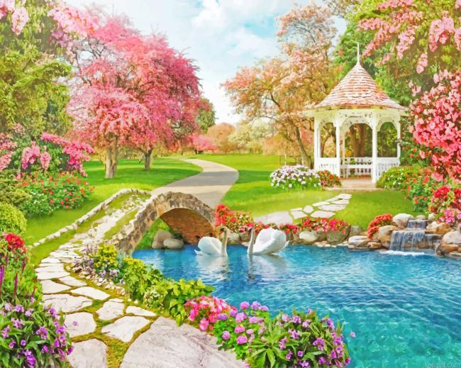 Spring Garden Painting By Numberss.png