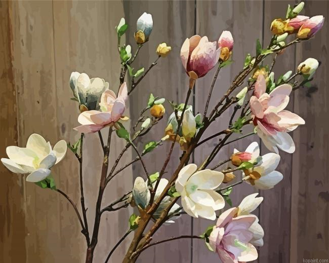 Spring Magnolias Painting By Numberss.png