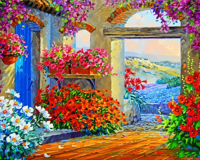 Spring Wildflowers Paint By Numbers