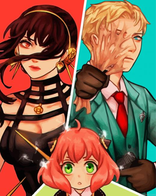 Spy X Family Paint By Numbers