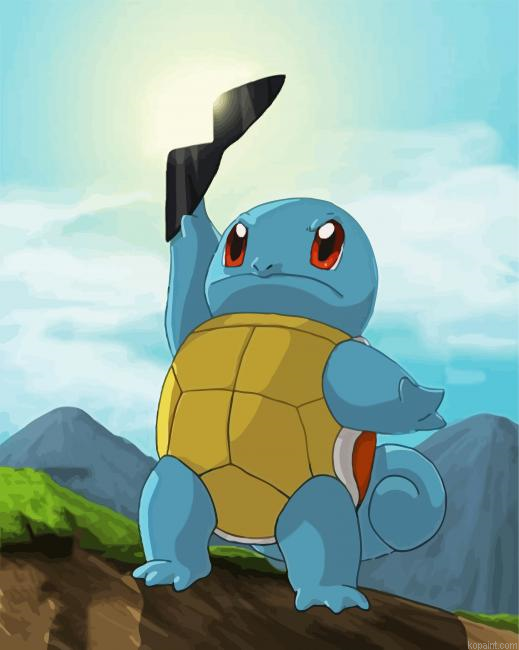 Squirtle Pokemon Animation Painting By Numberss.png