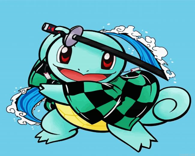 Squirtle Tanjiro Paint By Numbers.png