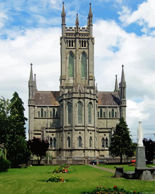 St Canice Round Tower Kilkenny Painting By Numberss.png