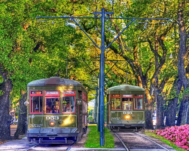 St Charles Streetcar Painting By Numberss.png
