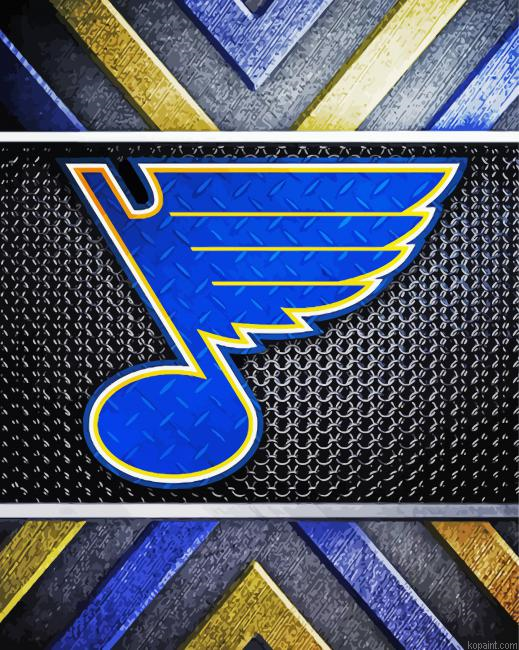St Louis Blues Hockey Club Painting By Numberss.png