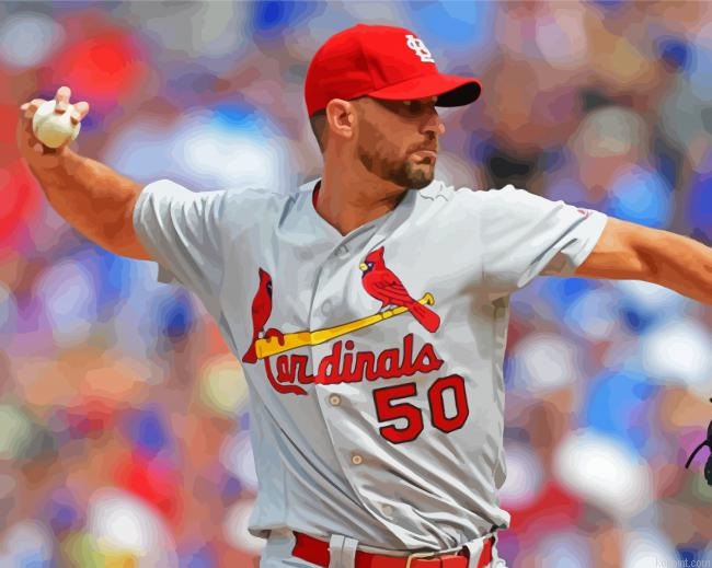 St Louis Cardinals Baseball Player Sport Paint By Numbers