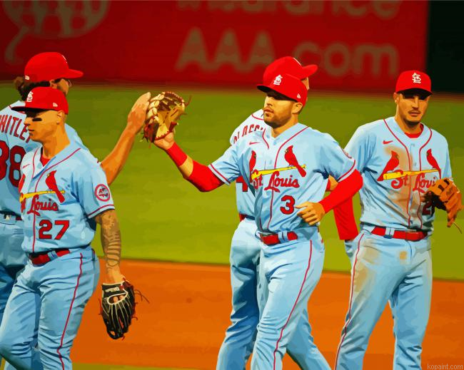 St Louis Cardinals Baseball Team Painting By Numberss.png