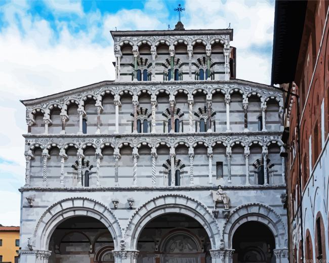 St Martin Cathedral Lucca Paint By Numbers.png