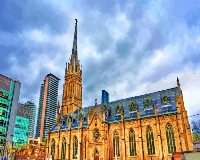 St Michaels Cathedral Basilica Painting By Numberss.png