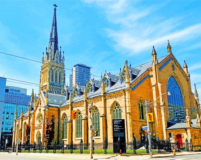 St Michaels Cathedral Basilica Toronto Painting By Numberss.png