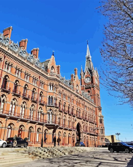 St Pancras Station London Painting By Numberss.png