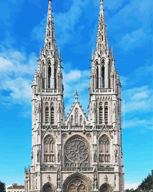 St Peter And Paul Church In Ostend Painting By Numberss.png
