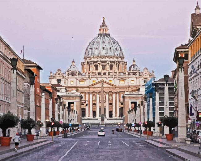 St Peter S Basilica Vatican Painting By Numberss.png