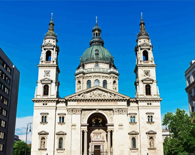 St Stephen S Basilica Budapest Paint By Numbers