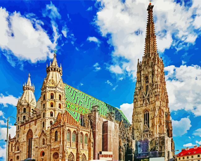St Stephen S Cathedral Paint by Numbers
