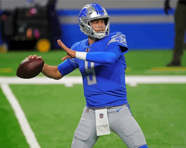 Stafford Matthew American Football Quarterback Painting By Numberss.png