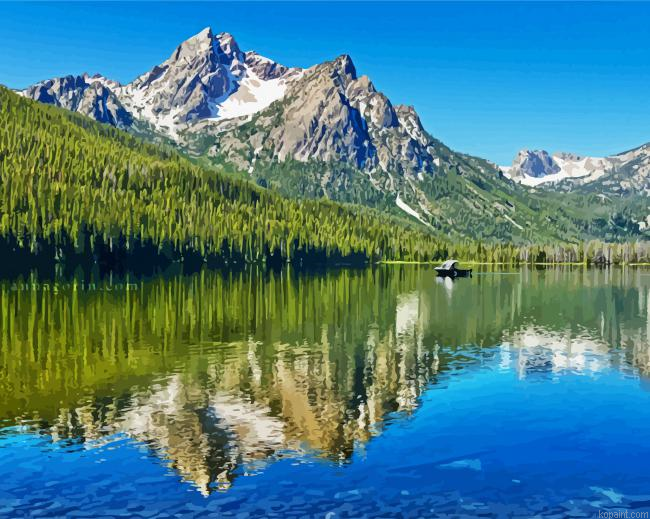 Stanley Lake Idaho Painting By Numberss.png