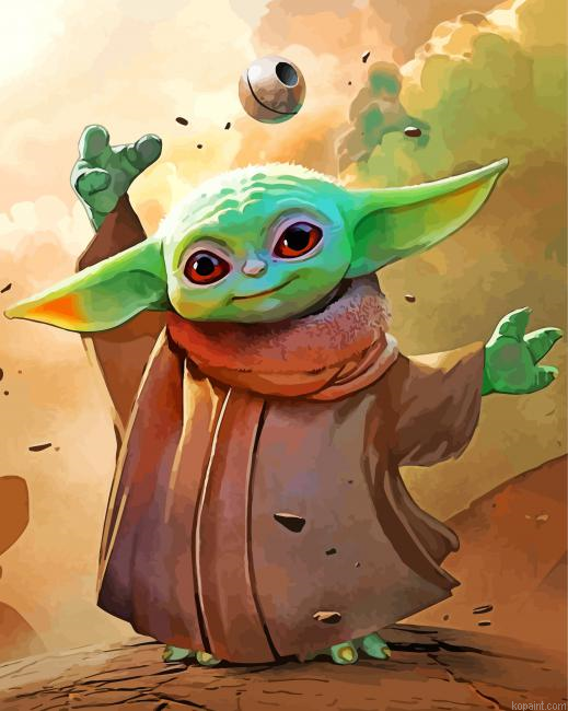 Star Wars Baby Yoda Painting By Numberss.png