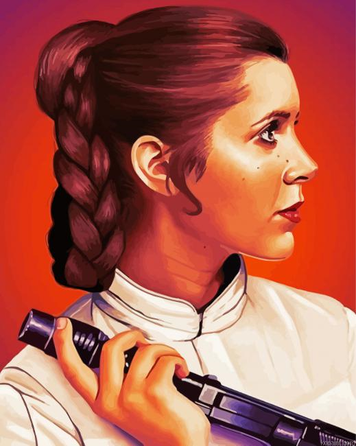 Star Wars Princess Leia Organa Painting By Numberss.png