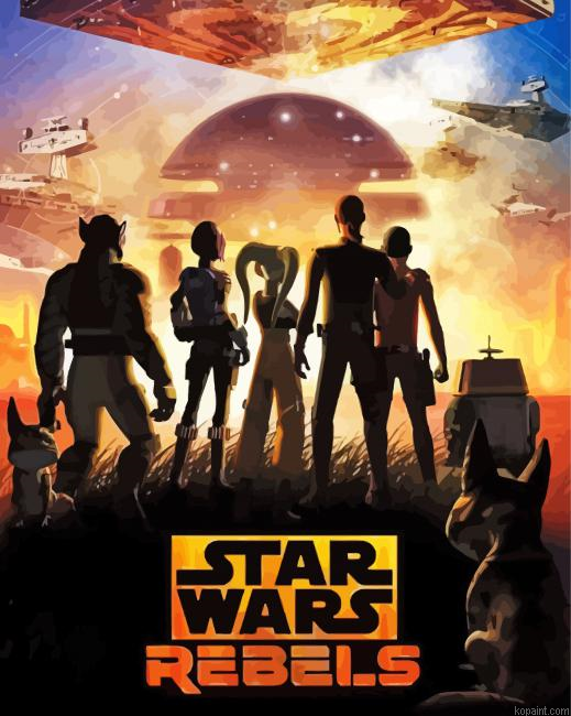 Star Wars Rebels Animated Serie Poster Painting By Numberss.png