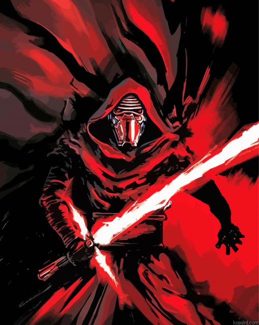 Star Wars The Force Awakens Paint By Numbers