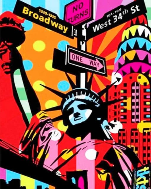 Statue Of Liberty New York Painting By Numberss.png