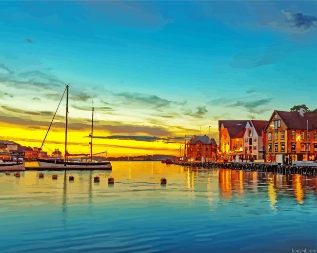 Stavanger City Norway Painting By Numberss.png
