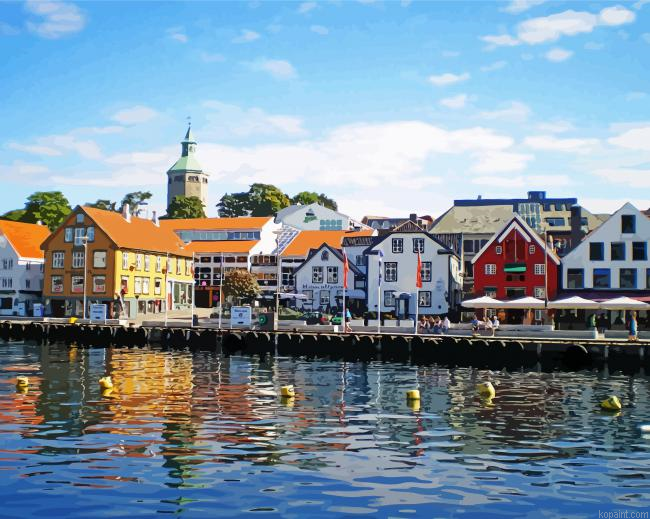 Stavanger Norway Houses Painting By Numberss.png