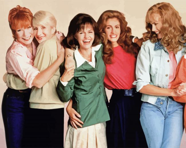 Steel Magnolias Movie Characters Painting By Numberss.png