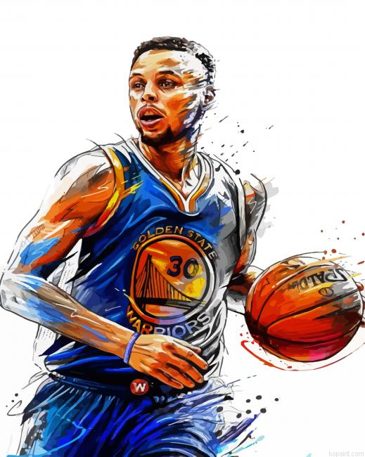 Stephen Curry Art Paint By Numbers.png