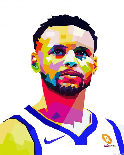 Stephen Curry Pop Art Paint By Numbers.png