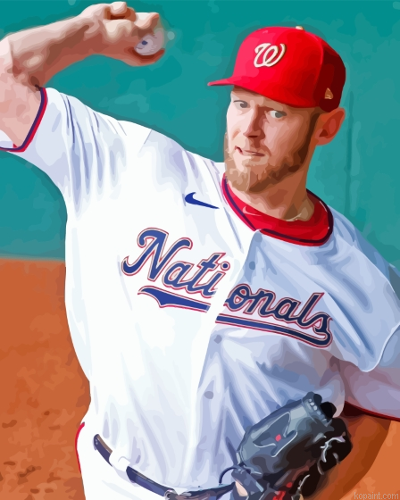 Stephen Strasburg Paint By Numbers