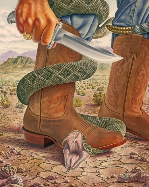 Stepping On A Snake New Painting By Numberss.png