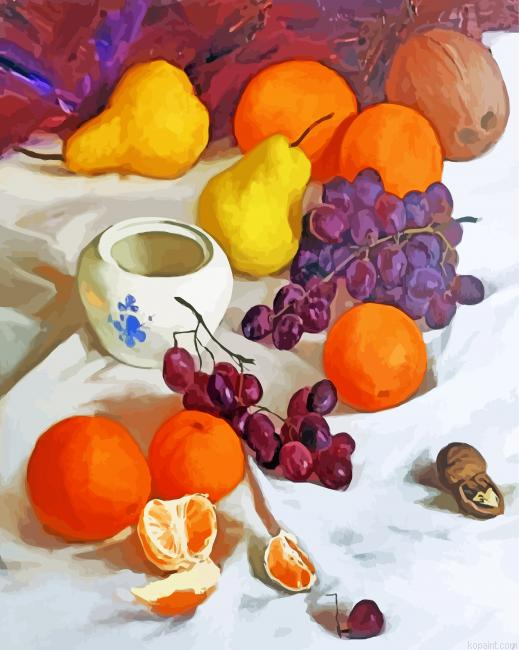 Still Life Fruits Painting By Numberss.png