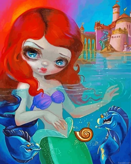 Strangeling Mermaid Painting By Numberss.png
