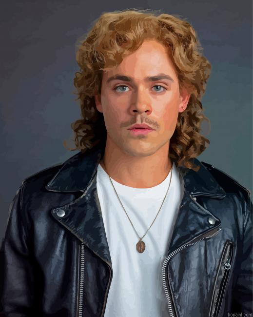 Stranger Things Billy Hargrove Paint By Numbers