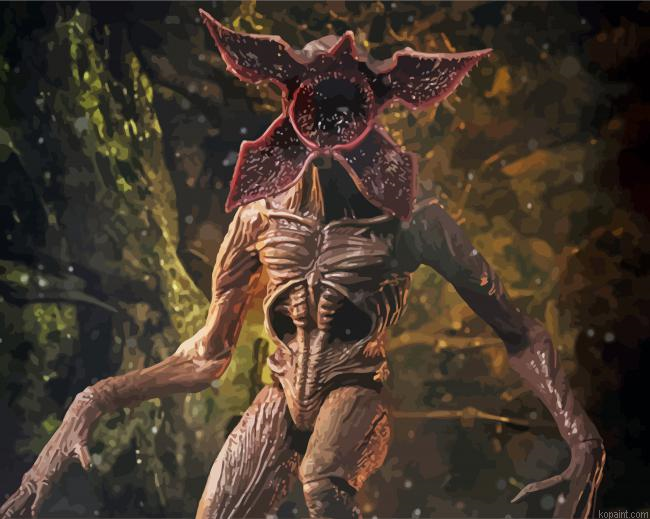Stranger Things Demogorgon Illustration Painting By Numberss.png