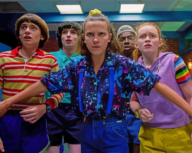 Stranger Things Paint By Numbers