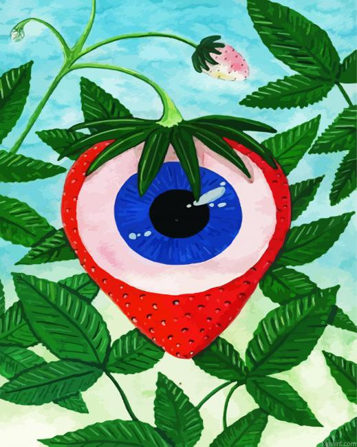 Strawberry Eye Paint By Numbers.png