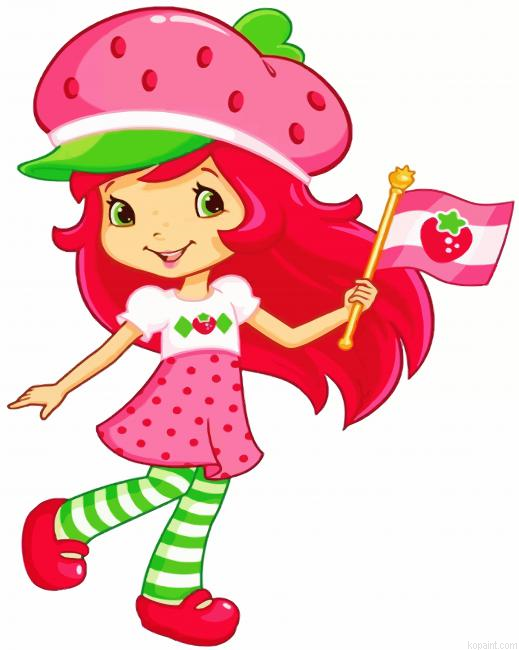 Strawberry Shortcake Painting By Numberss.png