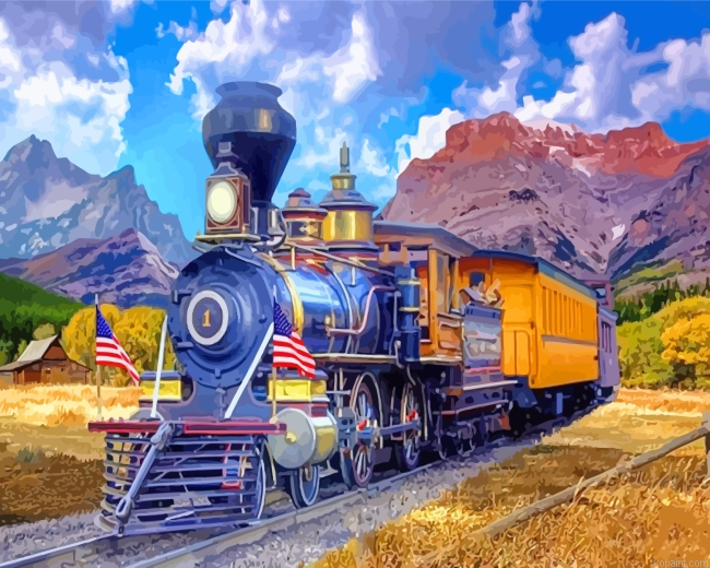 Stream Train Painting By Numberss.png