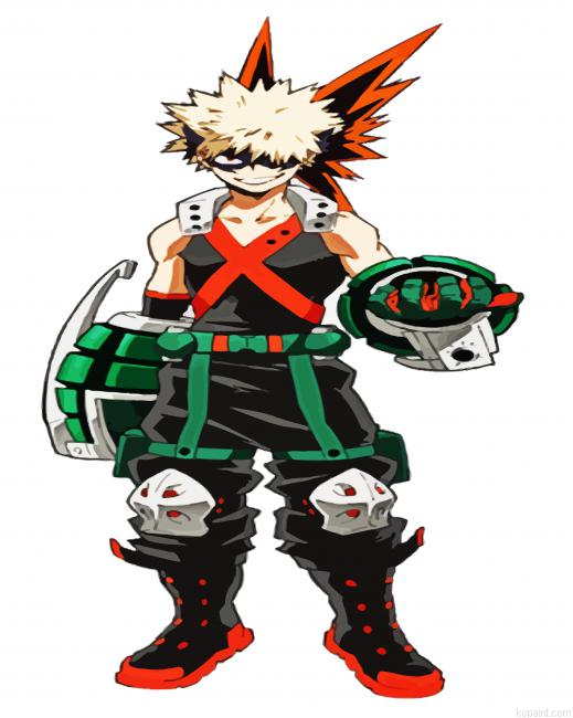 Strong Bakugo Painting By Numberss.png