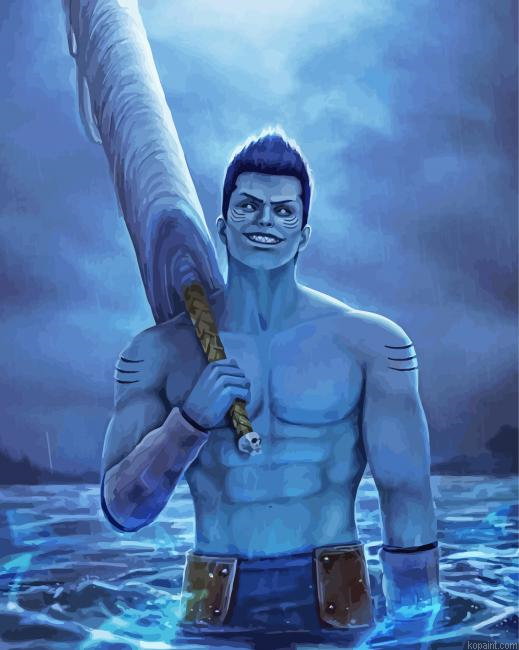 Strong Kisame Naruto Painting By Numberss.png