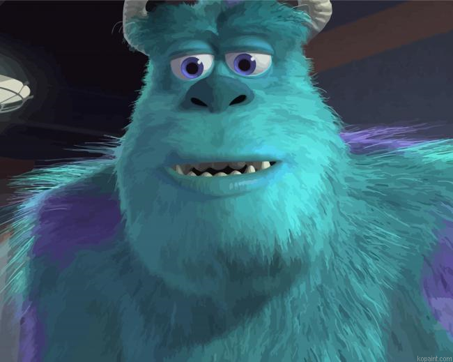 Sully Monster Inc Painting By Numberss.png