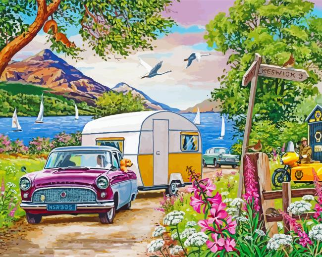 Summer Holiday Painting By Numberss.png