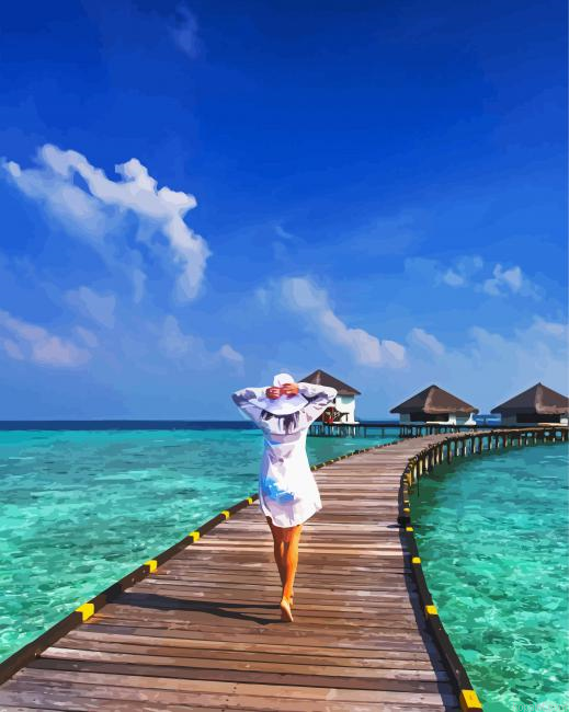 Summer In Maldives Paint By Numbers.png