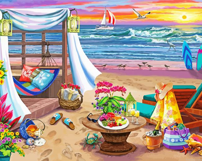 Summer Time Sunset Painting By Numberss.png